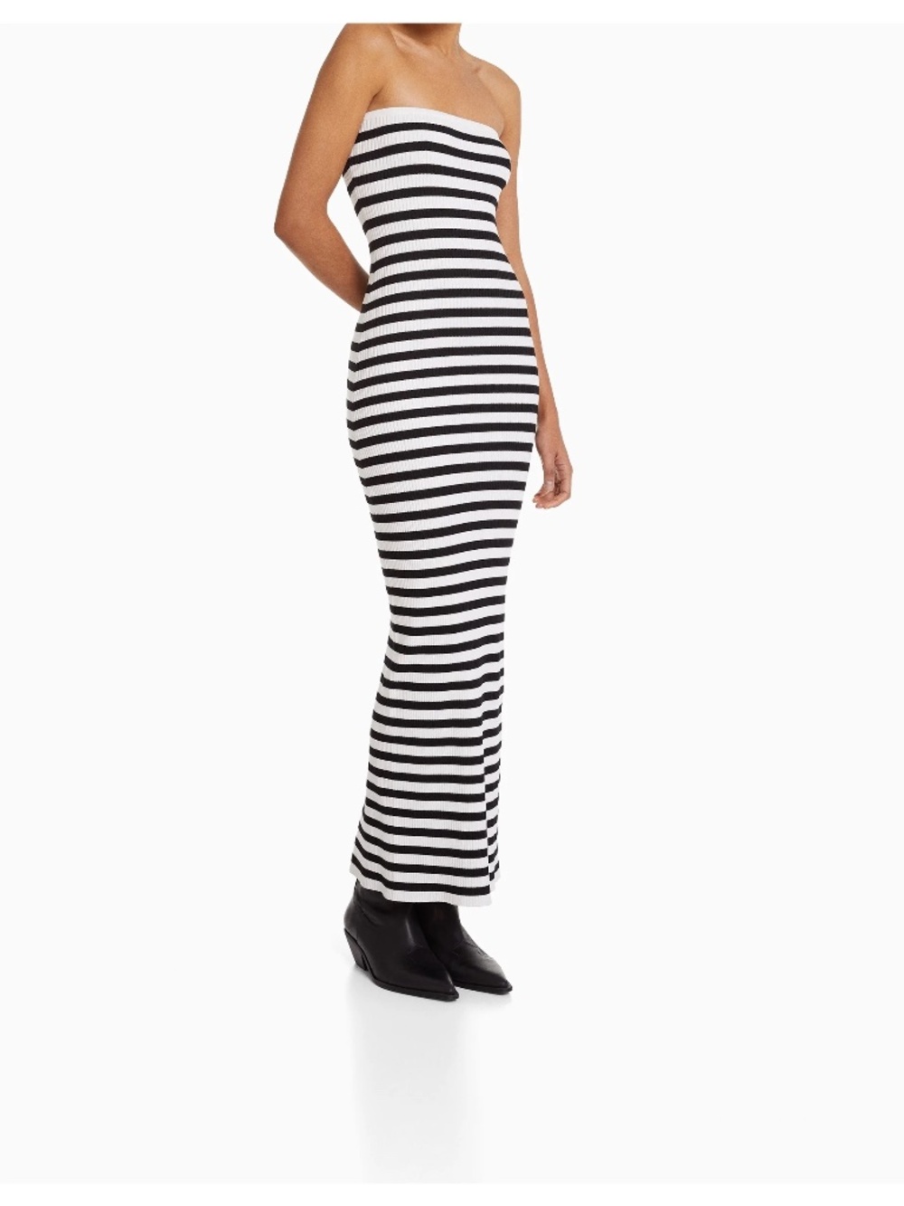 Bershka Striped Maxi Dress